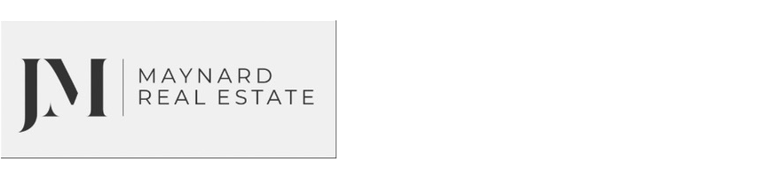 Maynard Real Estate and Real brokerage logos